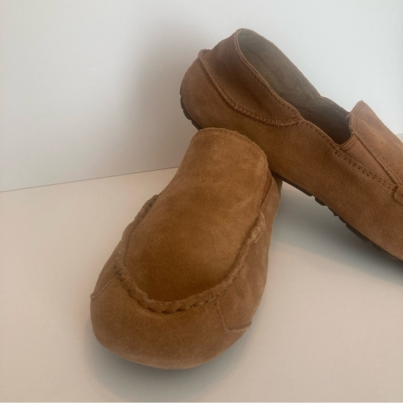 EUC! UGG Upshaw SlipOn Loafer Suede Mens Wool Footbed Liner In/Outdoor  SIZE 12? - Picture 4 of 16